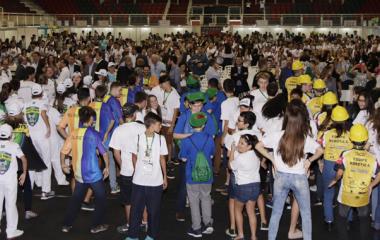 Torneio de Robótica FLL reuniu cerca de dez mil pessoas. Foto: Leonardo Júlio