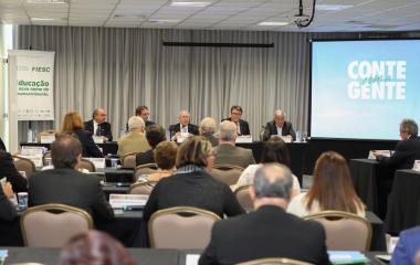 Reunião foi realizada em Florianópolis nesta terça (27). Foto: Filipe Scotti