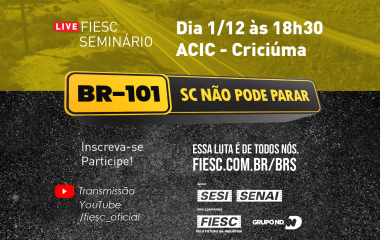 A iniciativa é da Federação das Indústrias (FIESC) e do Grupo ND.
