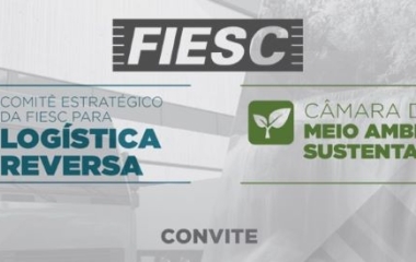 A Federação das Indústrias do Estado de Santa Catarina – FIESC tem a grata satisfação de convidar para a Reunião Híbrida e Conjunta do Comitê Estratégico para Logística Reversa e da Câmara de Meio Ambiente e Sustentabilidade da FIESC