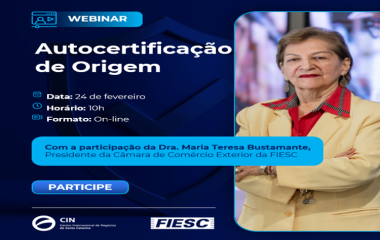 Webinar | Autocertificação de Origem - Novo Regime de Origem do Mercosul