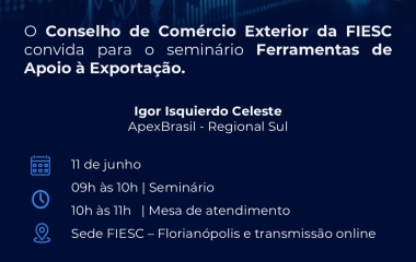 Seminário: Ferramentas de Apoio à Exportação