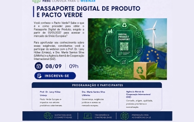 WEBINAR: Pacto Verde e Passaporte Digital do Produto