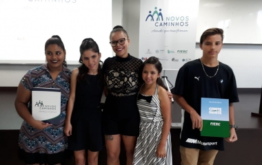 Em Criciúma, adolescentes se formam no Programa Novos Caminhos