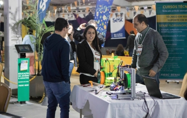 FIESC leva oficinas maker e atrações tecnológicas à Feira da Esperança