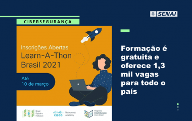 SENAI tem vagas abertas para capacitação gratuita em segurança digital