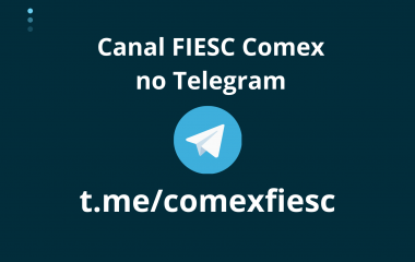 Telegram: Receba as novidades do comércio exterior de SC