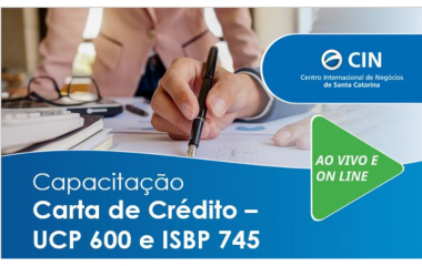 Curso virtual aborda Cartas de Crédito UCP 600 e ISBP 745
