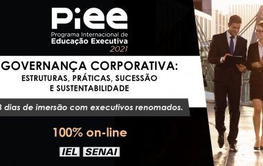 SENAI abre inscrições para o Programa Internacional de Educação Executiva