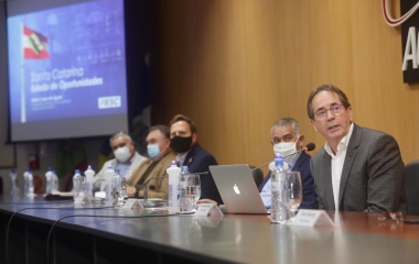 Presidente da FIESC anuncia investimentos em Joinville