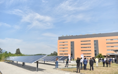 Planta Solar Bifacial é inaugurada em Florianópolis