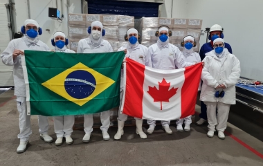 Aurora Coop embarca o 1º contêiner de carne suína para o Canadá