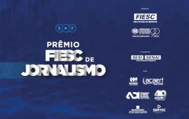 Hoje, às 19h30: FIESC entrega Prêmio de Jornalismo
