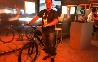 Conversor para bicicleta é destaque em exposição no Festival SESI de Robótica