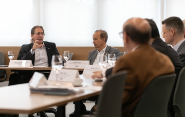 Em reunião com o governador, FIESC discute planejamento de SC
