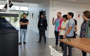 Estudantes dos EUA visitam Institutos do SENAI em Joinville e Florianópolis