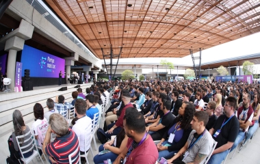 Floripa Mais Tec Summit recebe 2,2 mil pessoas no aeroporto de Florianópolis