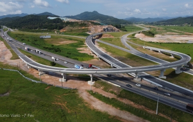 FIESC estima liberação do contorno ao tráfego para julho
