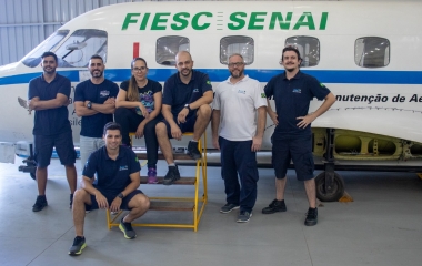 SENAI treina mecânicos da Azul Linhas Aéreas para competição internacional