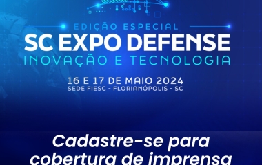 Cadastramento de imprensa - SC Expo Defense