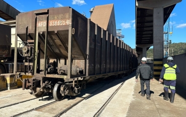 Movimentação de cargas por ferrovias subiu 10,4% de janeiro a abril em SC