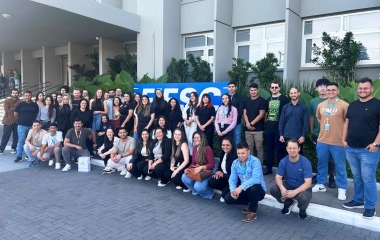 Estudantes de Administração da UNIARP visitam sede da FIESC, em Florianópolis