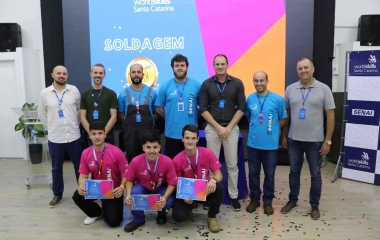Estudantes do SENAI/SC representam estado no WorldSkills Brasil 2025