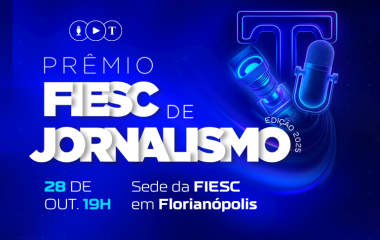 FIESC entrega Prêmio de Jornalismo 2025  nesta terça