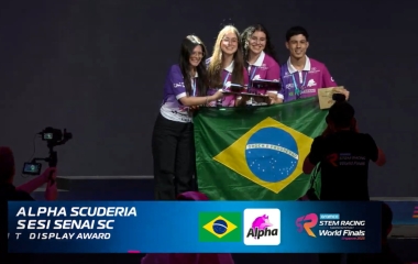 Escola SESI é premiada em mundial de robótica inspirado na Fórmula 1