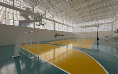 FIESC inaugura quadra de esportes na Escola SESI de Referência em Videira