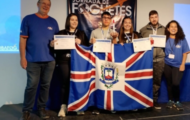 Equipe de Caçador se destaca na Olimpíada Nacional de Foguetes