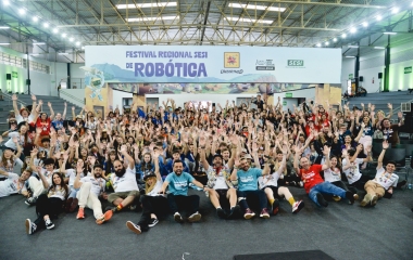 Festival SESI de Robótica abre disputas com estudantes da rede estadual