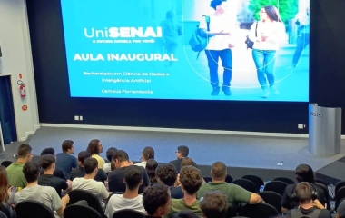 Em Florianópolis, UniSENAI inicia graduação em Ciência de Dados e Inteligência Artificial