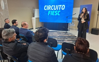 Circuito FIESC percorre SC levando à indústria debates sobre competitividade e cenário econômico
