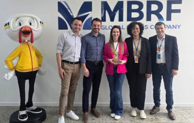 Rede de restaurantes do SESI/SC é reconhecida como melhor fornecedora da MBRF na área de facilities