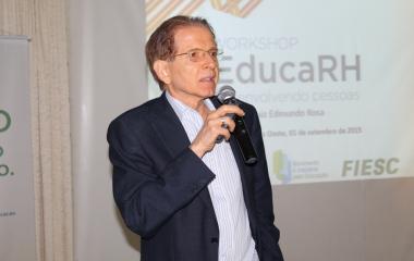 Luiz Edmundo Rosa, da ABRH-SC. Foto: MB Comunicação