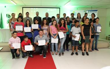 Jovens do Vale do Itapocu e do Planalto Norte concluem primeira etapa do Novos Caminhos. Foto: Flávio Ueta