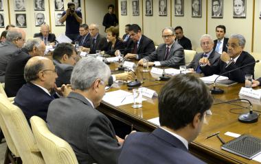 Empresários saíram otimistas da reunião e passarão a ter encontros periódicos com o ministro (Foto: Miguel Ângelo Pinheiro)