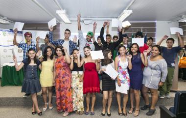 No Vale do Itajaí, 20 jovens concluíram a primeira etapa do Novos Caminhos. Foto: Marcos Campos