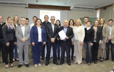 Integrantes da Câmara Regional do Movimento A Indústria pela Educação no Planalto Norte (Foto: Impulso Comunicação)