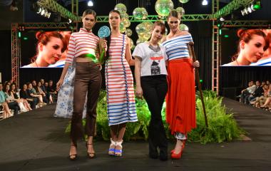 Estudantes produziram looks comerciais e conceituais. (Foto: Douglas Saviato)