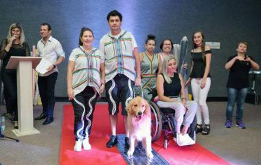 Nas peças, Jéssica aliou inclusão e sustentabilidade 