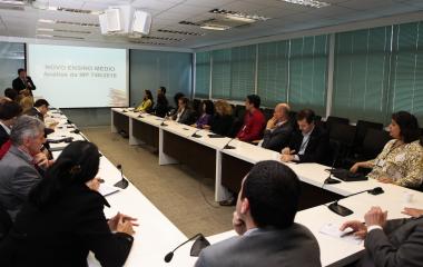 Deschamps detalhou medida provisória que está em análise no Congresso Nacional (Foto: Filipe Scotti)