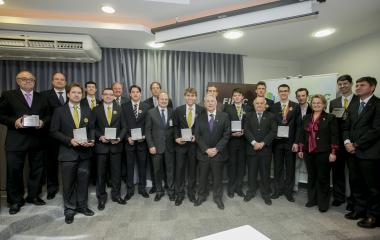 Homenagem aos competidores do WorldSkills e seus professores. Foto: Fernando Willadino