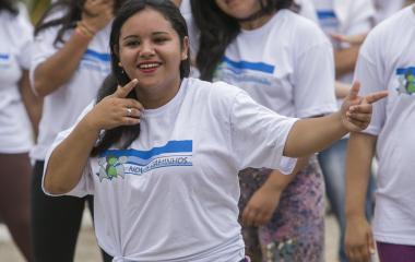 Estefani Chaves já fez vários cursos por meio do Novos Caminhos e agora quer cursar mecânica automotiva no SENAI (Foto: Fernando Willadino)