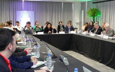 Reunião técnica é realizada na FIESC, em Florianóplis  (Foto: Heraldo Carnieri)