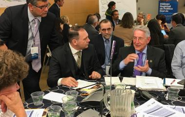 No encontro, Côrte conduziu os debates sobre a transição entre a escola e o mundo do trabalho (Foto: Franklin Silva Netto)