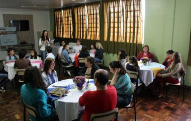 Encontro ocorreu na Escola Básica Municipal Henrique Júlio Berger. Foto: Angela Cardoso