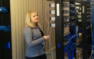 Raissa Marcon passará uma semana na Cisco, na Califórnia, e realizará prova de certificação da companhia (Foto: Divulgação/SENAI)