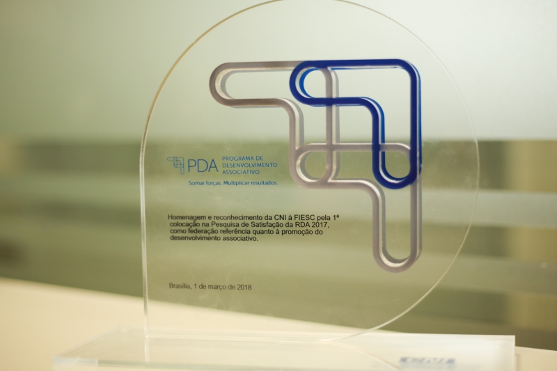 FIESC recebeu reconhecimento em Brasília (Foto: Filipe Scotti)